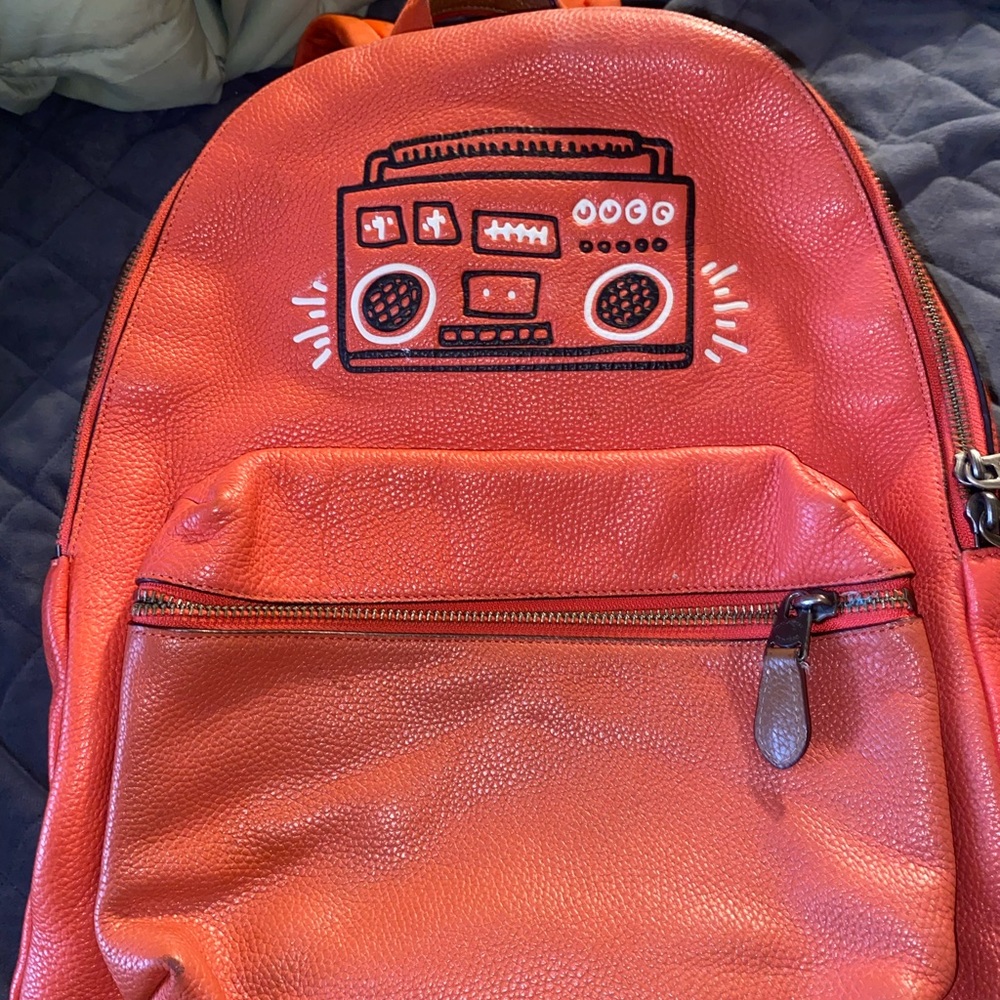 Limited Edition Keith Haring X COACH backpack